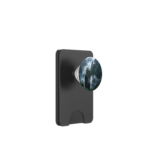 Nebliger Wald Berg PopSockets PopWallet für MagSafe Nebliger Wald Berg PopSockets PopWallet für MagSafe von Mountain Landscapes Forest