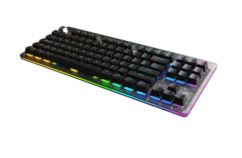 Mountain Everest Core RGB Gaming Keyboard mit hot-swappable Cherry MX Brown Switches - US ANSI - Gunmetal Gray von Mountain