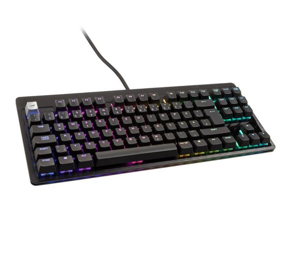 Mountain MG-EVK2B-CS1-DE Gaming-Tastatur (Everest Core TKL, MX Silent, Red, ISO, De-Layout, schwarz) von Mountain