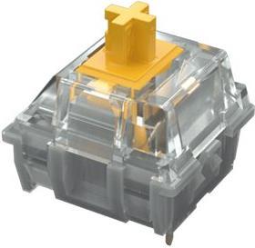 Mountain - Tastaturschalter - Gelb, durchsichtig (Packung mit 110 Stück) (MG-EVAC-SWITCHPACK110-MTN-LINE) von Mountain