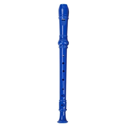 Kunststoff 8-Loch Sopranblockflöte Instrument Klarinette Querflöte (Blau) von Mounteps