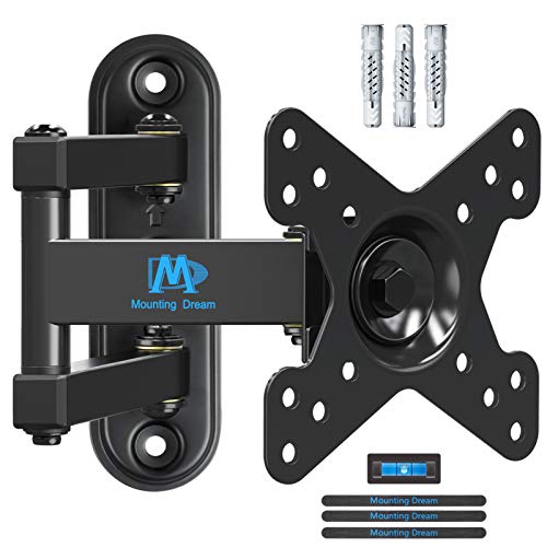Mounting Dream TV-Wandhalterung, schwenk- und neigbar, für die meisten 25,4 cm (10 - 26 Zoll) LED, LCD, OLED Flachbildfernseher und Monitore mit VESA 50 x 50 - 100 x 100 mm bis 15 kg, Full Motion Monitor Wandhalterung MD2463-02 Mounting Dream TV-Wandhalterung, schwenk- und neigbar, für die meisten 25,4 cm (10 - 26 Zoll) LED, LCD, OLED Flachbildfernseher und Monitore mit VESA 50 x 50 - 100 x 100 mm bis 15 kg, Full Motion Monitor Wandhalterung MD2463-02 von Mounting Dream