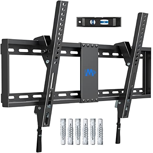 Mounting Dream TV-Wandhalterung neigbar für die meisten 37-70 Zoll LED, LCD, OLED, Plasma-Fernseher bis VESA 600x400mm und 60kg, inkl. Fischer Wandstecker, neigbare TV-Halterung MD2268-LK-02 schwarz von Mounting Dream