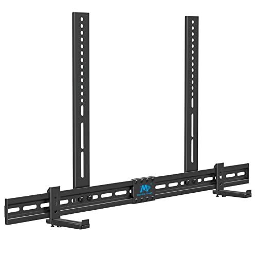 Mounting Dream Universal Soundbar Halterung für Soundbars mit/ohne Montageloch bis zu 9kg, mit Anti-Rutsch-Sockelhalter, an TV Halterung, TV Ständer, Wand oder Fernseher montieren MD5425-03 von Mounting Dream