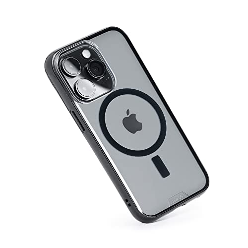 Mous - Durchsichtig Hülle für iPhone 14 Pro - Clarity 2.0 - Handyhülle iPhone 14 Pro MagSafe-Kompatibel Case - Transparent Kristallklares und Schlankes Design Case - Schutzhuelle von Mous