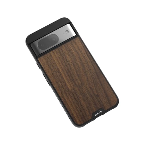 Mous Hülle für Google Pixel 8 MagSafe Kompatibel Case - Limitless 5.0 - Walnuss - Handyhülle Pixel 8 Case - Schutzhuelle von Mous