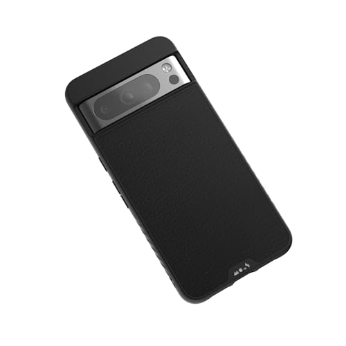 Mous Hülle für Google Pixel 8 Pro MagSafe Kompatibel Case - Limitless 5.0 - Schwarzes Leder - Handyhülle Pixel 8 Pro Case - Schutzhuelle von Mous