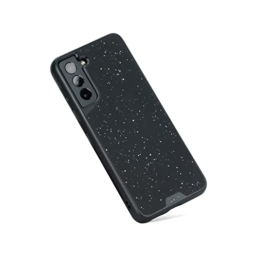 Mous - Hülle für Samsung Galaxy S21 FE - Gesprenkelter schwarzer Stoff - Limitless 3.0 - Handyhülle S21 FE - Schutzhuelle von Mous