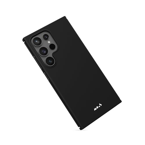 Mous - Hülle für Samsung Galaxy S24 Ultra MagSafe-Kompatibel Case - Super Dünne Handyhülle - Schwarz von Mous