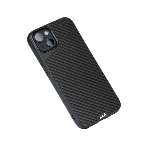 Mous - Hülle für iPhone 13 Mini - Carbonfaser - Limitless 4.0 - Handyhülle iPhone 13 Mini MagSafe-Kompatibel Case - Schutzhuelle von Mous