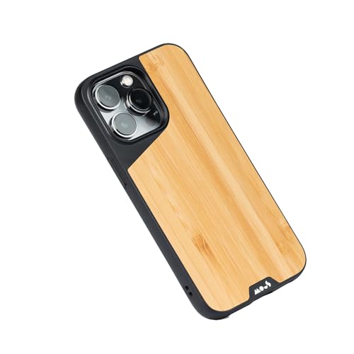 Mous - Hülle für iPhone 13 Pro - Bambus - Limitless 4.0 - Handyhülle iPhone 13 Pro MagSafe-Kompatibel Case - Schutzhuelle von Mous