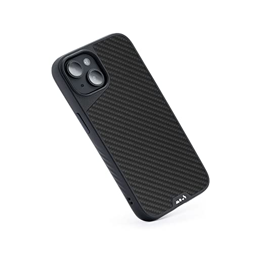 Mous - Hülle für iPhone 14 - Carbonfaser - Limitless 5.0 - Handyhülle iPhone 14 MagSafe-Kompatibel Case - Schutzhuelle von Mous