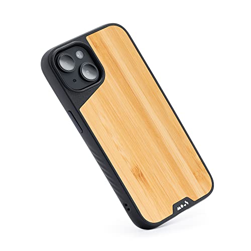 Mous - Hülle für iPhone 14 Plus - Bambus - Limitless 5.0 - Handyhülle iPhone 14 Plus MagSafe-Kompatibel Case - Schutzhuelle von Mous