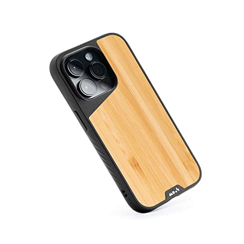 Mous - Hülle für iPhone 14 Pro Max - Bambus - Limitless 5.0 - Handyhülle iPhone 14 Pro Max MagSafe-Kompatibel Case - Schutzhuelle von Mous