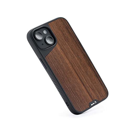 Mous - Hülle für iPhone 14 - Walnuss - Limitless 5.0 - Handyhülle iPhone 14 MagSafe-Kompatibel Case - Schutzhuelle von Mous