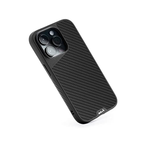 Mous Hülle für iPhone 15 Pro Max MagSafe Kompatibel Case - Limitless 5.0 - Carbonfaser - Handyhülle iPhone 15 Pro Max Case - Schutzhuelle Mous Hülle für iPhone 15 Pro Max MagSafe Kompatibel Case - Limitless 5.0 - Carbonfaser - Handyhülle iPhone 15 Pro Max Case - Schutzhuelle von Mous