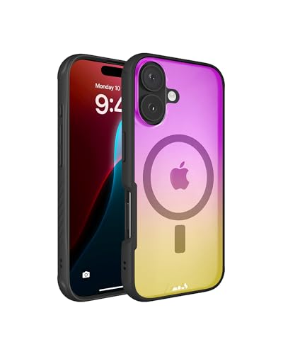 Mous Hülle für iPhone 16 MagSafe Kompatibel Case Durchsichtig - Clarity 3.0 Schillernd - Transparent Kristallklares und Schlankes Design Handyhülle von Mous