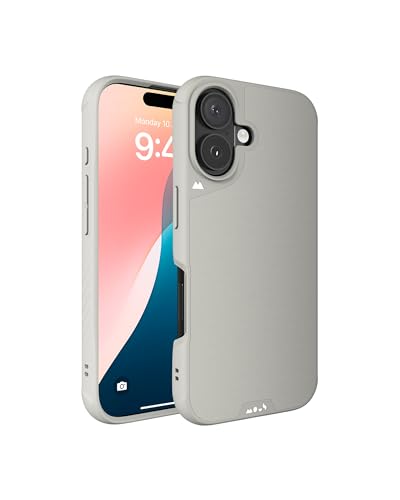Mous Hülle für iPhone 16 Plus MagSafe Kompatibel Case - Limitless 6.0 - Sand - Stoßfeste Handyhülle Mous Hülle für iPhone 16 Plus MagSafe Kompatibel Case - Limitless 6.0 - Sand - Stoßfeste Handyhülle von Mous