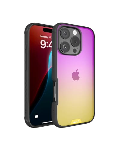 Mous Hülle für iPhone 16 Pro Durchsichtig Case - Clarity 3.0 Schillernd - Transparent Kristallklares und Schlankes Design Handyhülle von Mous