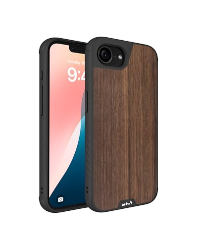 Mous Hülle für iPhone 16e Kompatibel Case - Limitless 6.0 - Walnuss - Stoßfeste Handyhülle von Mous