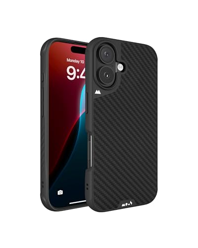 Mous Hülle für iPhone 16 Plus MagSafe Kompatibel Case - Limitless 6.0 - Carbonfaser - Stoßfeste Handyhülle Mous Hülle für iPhone 16 Plus MagSafe Kompatibel Case - Limitless 6.0 - Carbonfaser - Stoßfeste Handyhülle von Mous