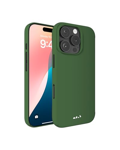 Mous Hülle für iPhone 16 Pro MagSafe Kompatibel Case - Super Thin 2.0 - Schlanke Design Handyhülle - Waldgrün Mous Hülle für iPhone 16 Pro MagSafe Kompatibel Case - Super Thin 2.0 - Schlanke Design Handyhülle - Waldgrün von Mous