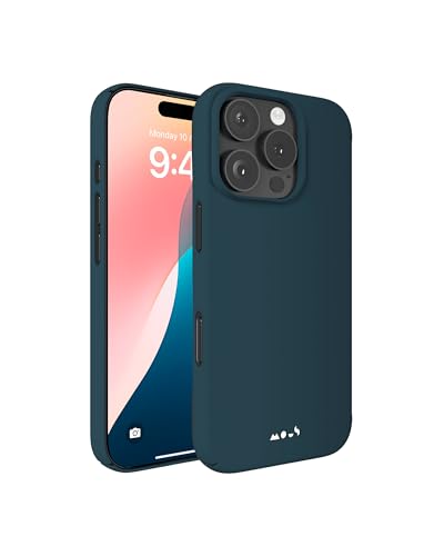 Mous Hülle für iPhone 16 Pro Max MagSafe Kompatibel Case - Super Thin 2.0 - Schlanke Design Handyhülle - Navy Blau Mous Hülle für iPhone 16 Pro Max MagSafe Kompatibel Case - Super Thin 2.0 - Schlanke Design Handyhülle - Navy Blau von Mous