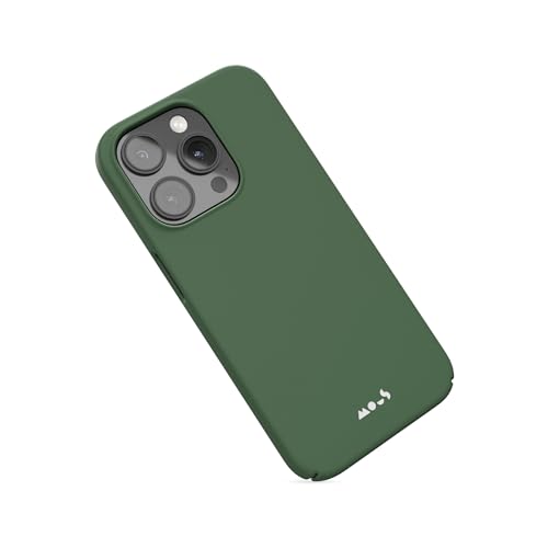 Mous Schutzhülle für iPhone 15 Pro, MagSafe-kompatibel, superdünn, magnetische Handyhülle, Grün von Mous