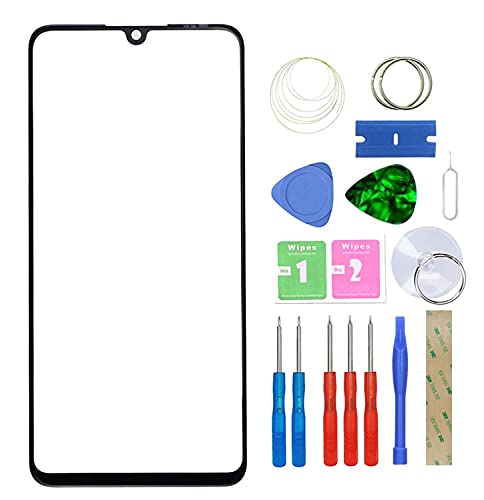 MovTEK Display Glas Frontglas Reparatur Set Original kompatibel mit Huawei P30 Lite (New Edition) MAR-AL00 MAR-TL00 MAR-LX1 MAR-L21 MAR-LX3 6.15 Zoll inkl. Werkzeugsatz -Schwarz von MovTEK