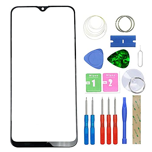 MovTEK Display Glas Frontglas Reparatur Set Original kompatibel mit Samsung Galaxy A02 2021 A022F A022F/DS inkl. Werkzeugsatz -Schwarz von MovTEK