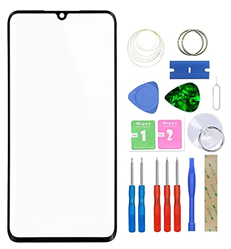 MovTEK Display Glas Frontglas Reparatur Set Original kompatibel mit Xiaomi Mi Note 10 Lite 6.47 Zoll inkl. Werkzeugsatz -Schwarz von MovTEK