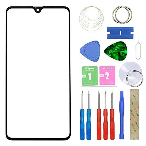 MovTEK Display Reparatur Set Frontglas Ersatz für Huawei Mate 20 6.53" Front Glas Displayglas mit Öffnungswerkzeuge und Kleber (Schwarz) von MovTEK