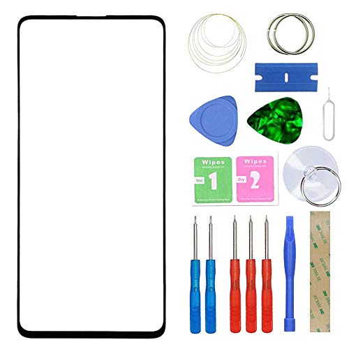 MovTEK Frontglas Display Glas Reparatur Set kompatibel mit Samsung Galaxy A51 SM-A515F / M31s 6.5 Zoll inklusive Werkzeugsatz -Schwarz von MovTEK