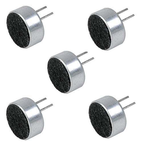 5 x Kondensatormikrofon Electret 10 x 7 mm MIC Microphone Arduino, Robotik von Movilideas