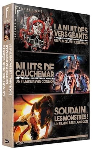 Coffret trésors du fantastique 3 films : la nuit des vers géants ; nuits de cauchemar ; soudain les monstres ! [FR Import] von Movinside