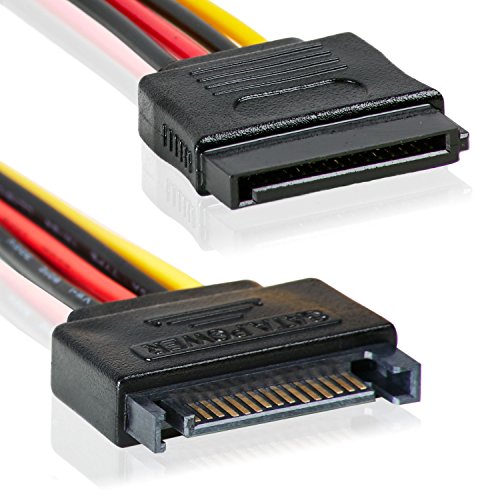 SATA 15 Pin Strom Verlängerungskabel | 15cm | Kabel Power Stecker/Buchse Serial-ATA | S-ATA 15 Pin Buchse Verlängerung –MOVOJA SATA 15 Pin Strom Verlängerungskabel | 15cm | Kabel Power Stecker/Buchse Serial-ATA | S-ATA 15 Pin Buchse Verlängerung –MOVOJA von Movoja