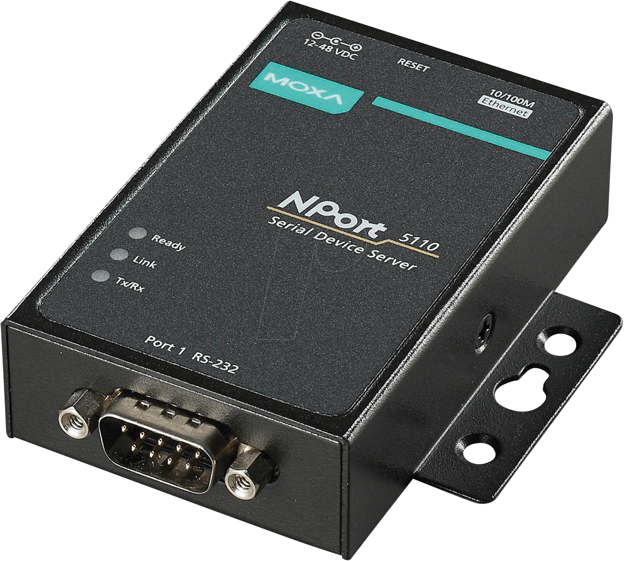 MOXA NPORT 5110 - Geräteserver, 1x RJ45, 1x RS-232, DB9 von Moxa