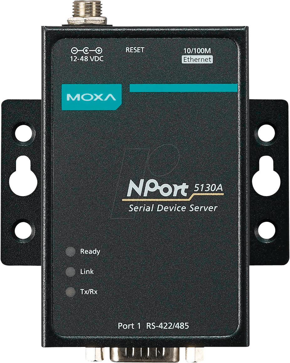 MOXA NPORT 5130A - Geräteserver, 1x RJ45, 1x RS-422/485 von Moxa