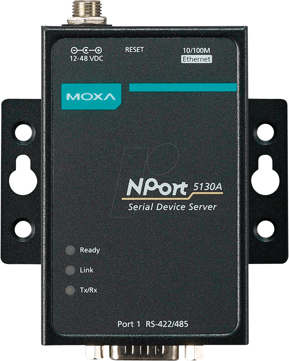 MOXA NPORT 5130A - Geräteserver, 1x RJ45, 1x RS-422/485 MOXA NPORT 5130A - Geräteserver, 1x RJ45, 1x RS-422/485 von Moxa