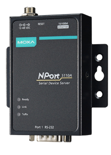 MOXA Serial Device Server, 1 Port, RS-232, Nport-5110A von Moxa