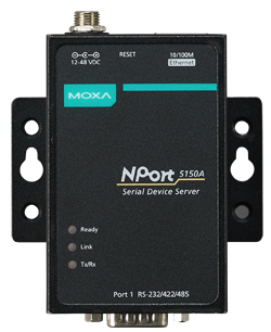 MOXA Serial Device Server, 1 Port, RS-232/422/485 von Moxa