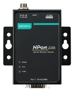 MOXA Serial Device Server, 1 Port, RS-422/485, Nport-5130A von Moxa