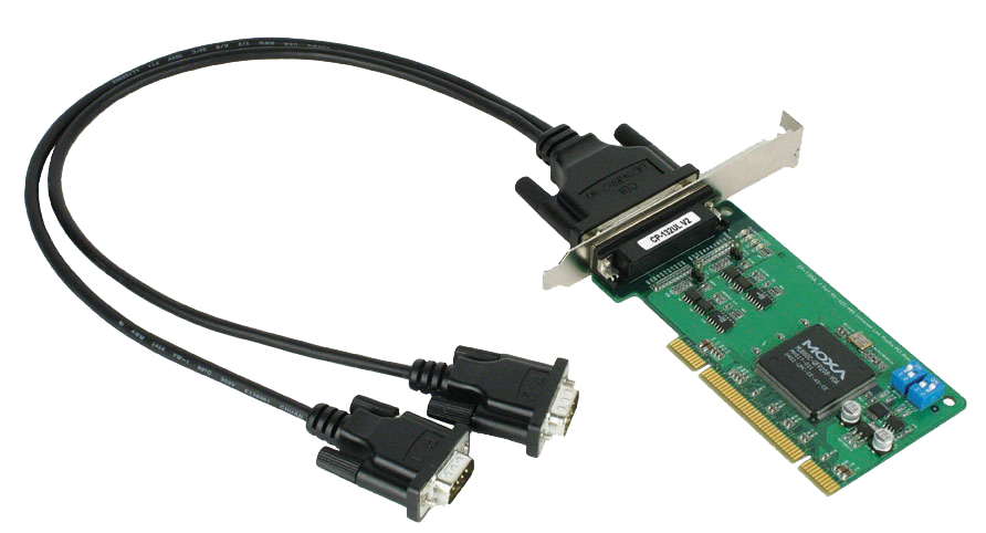 MOXA Serielle 2 x RS-422 / 485 PCI Karte, 2 Port von Moxa