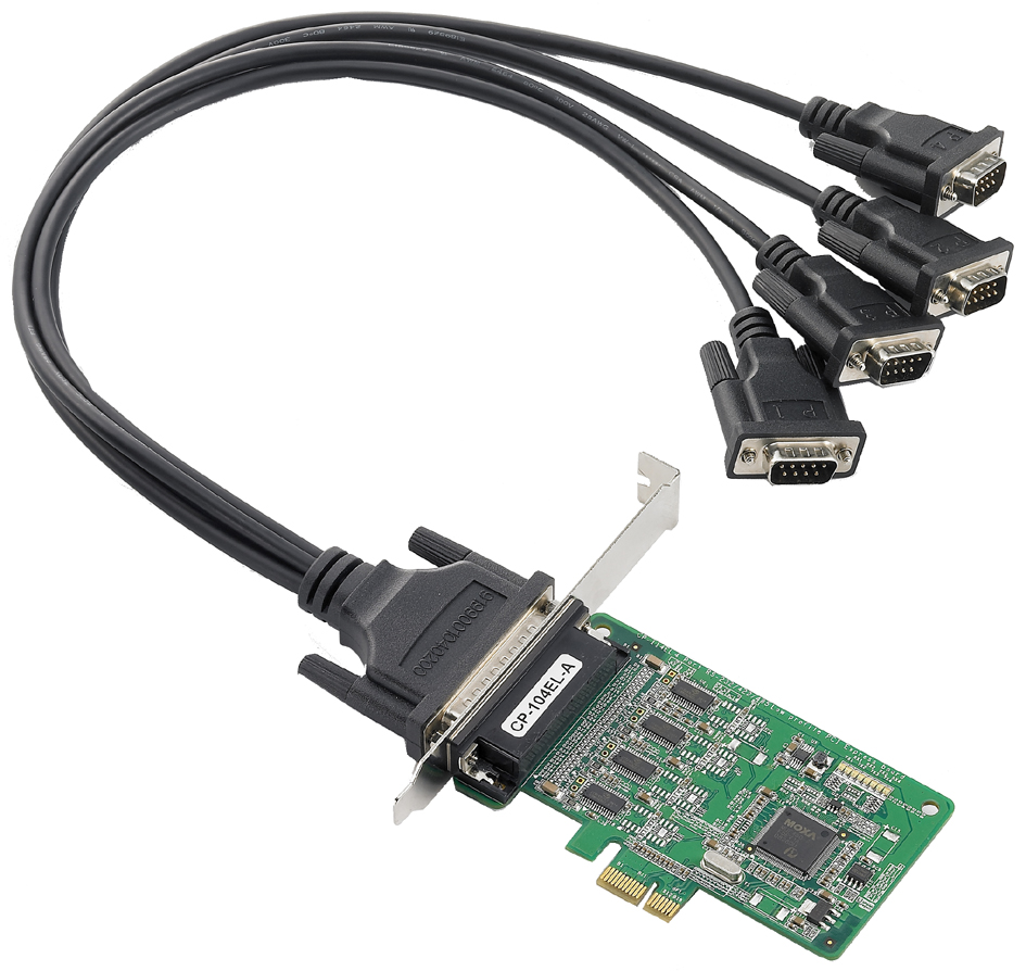 MOXA Serielle RS-232 PCI-Express Karte, 4 x 9 Pol Sub-D von Moxa