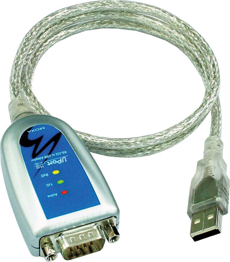 MOXA USB 2.0 - RS-232/422/485 Adapter, 1 Port von Moxa