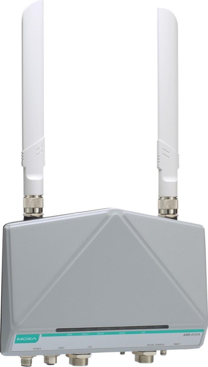 Moxa AWK-4131A-EU-T - Funkbasisstation - Wi-Fi - 2.4 GHz, 5 GHz - Gleichstrom - zur Wandmontage geeignet von Moxa