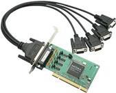 Moxa POS-104UL-DB9M - Serieller Adapter - PCI Low-Profile - RS-232 x 4 (POS-104UL-DB9M) von Moxa