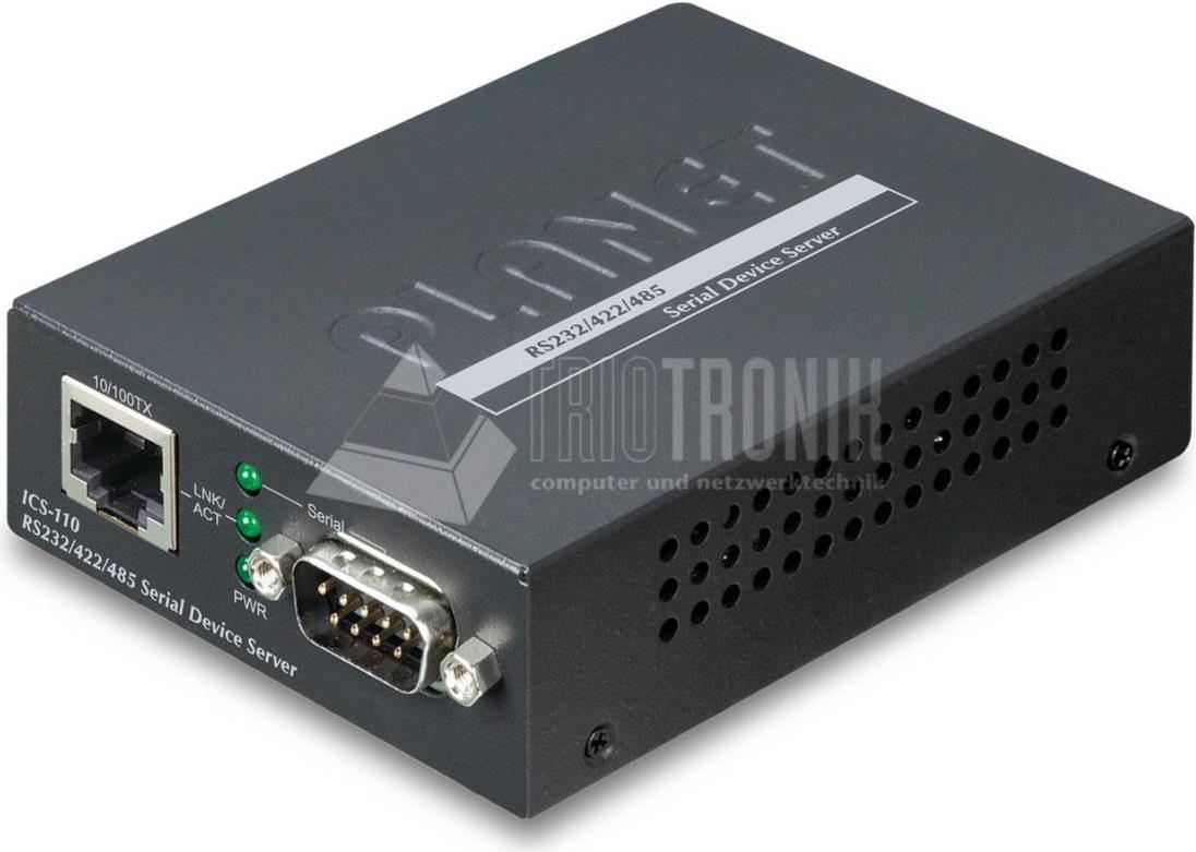 Moxa RS232/RS422/RS485 Serial Device Server Industrial Ethernet (ICS-110) von Moxa
