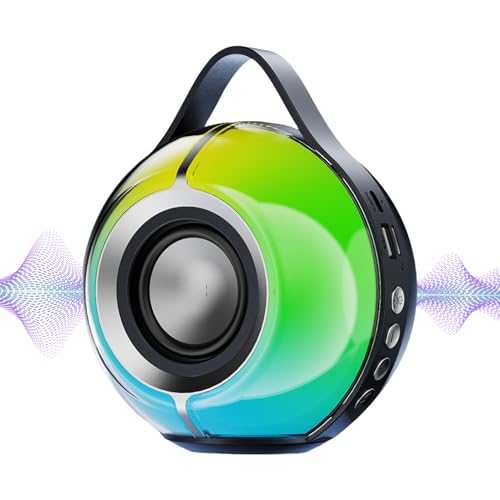 Moxeupon Lautsprecher Outdoor | Rundum-Surround-Sound Für Draußen - Kompaktes Tragbares Design für Auto Zuhause Büro Terrasse Garage von Moxeupon