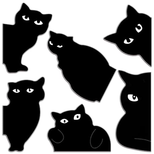 7 Stück Magnetische Lesezeichen Cute Süß Katzen Lesezeichen Schwarze Katzen Buchmarker Clip Magnetlesezeichen Kinder Katze Lesezeichen Kawaii Magnet Seite Marker Für Katzenliebhaber Buchseiten von Mozeat Lens